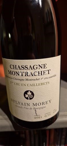 Borgonha Chassagne-Montrachet Premier Cru Sylvain Morey 1er Cru en Caillerets 2021