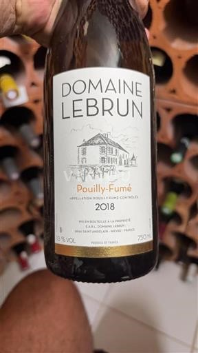 Loire Valley Pouilly-Fumé Domaine Lebrun 2018