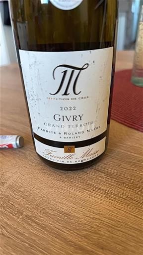 Bourgogne Givry Famille Masse Grand Terroir 2022