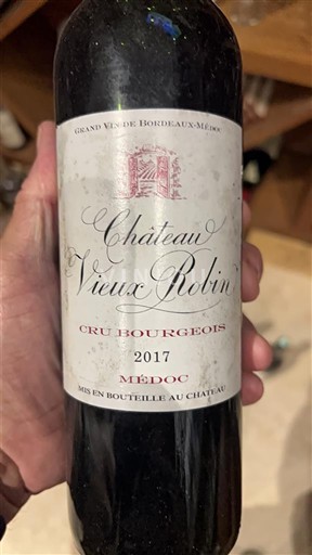 Bordeaux Médoc Cru Bourgeois Château Vieux Robin 2017