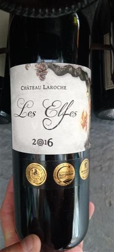 Bordeaux Ospecificerad Château Laroche Les Elfes 2016