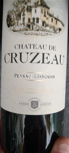 Burdeos Pessac-Léognan Château Cruzeau 2014