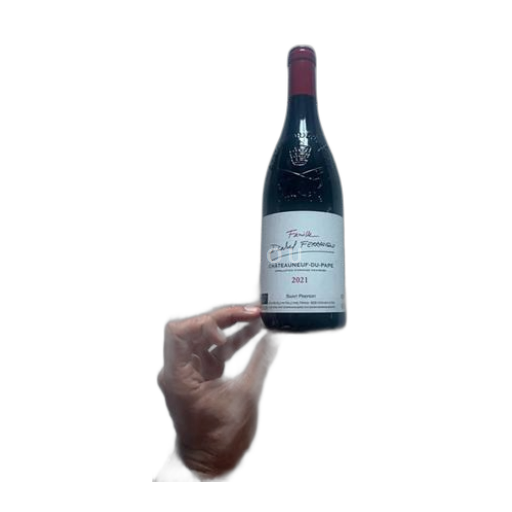 Vin Rouge sec Famille Isabel Ferrando 2021 France Vallée du Rhône Châteauneuf-du-pape AOC bio