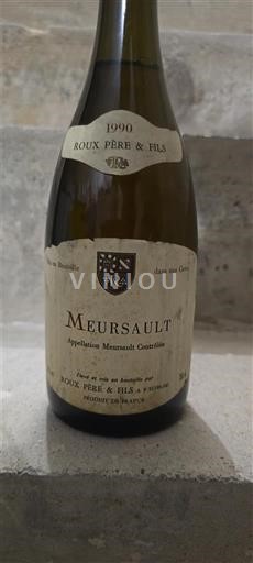 Borgoña Meursault Roux Pere & Fils 1990