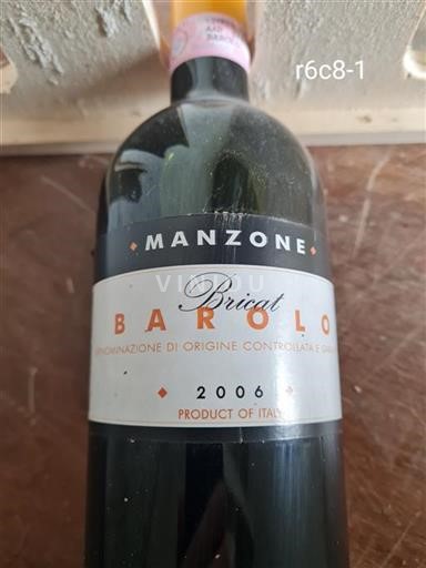 Piedmont Barolo Manzone Bricat 2006