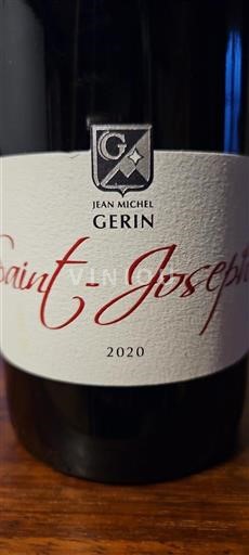 Vallée du Rhône Saint-Joseph Jean Michel Gerin 2020