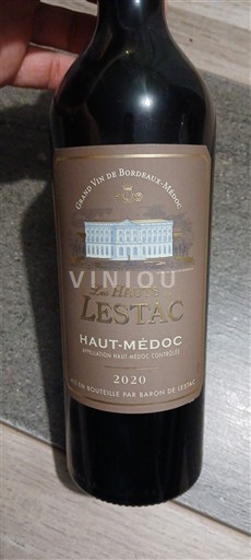 Bordeaux Haut-Médoc Baron de Lestac Les Hauts de Lestac 2020