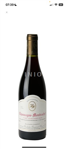 Borgogna Chassagne-Montrachet Premier Cru Domaine Bachelet-Ramonet Père et Fils Clos Saint-Jean 2022