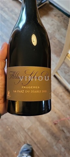 Languedoc Faugères Abbaye Sylva Plana La Part du Diable 2022