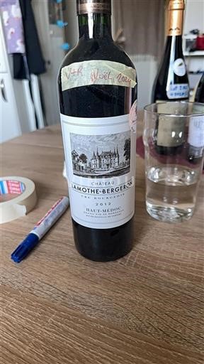Burdeos Haut-Médoc Cru Bourgeois Lamothe-Bergeron 2012