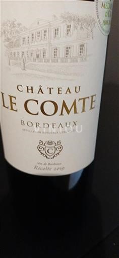 Bordeaux Château Le Comte 2019