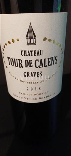 Burdeos Graves Château Tour de Calens 2018