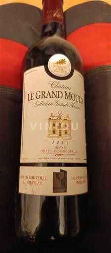 Bordeaux Blaye-côtes-de-bordeaux Château Le Grand Moulin Collection Grande Réserve 2011