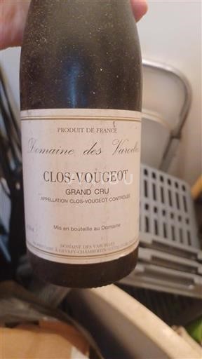 Borgogna Clos-de-vougeot Grand Cru Domaine Des Varoilles 1992