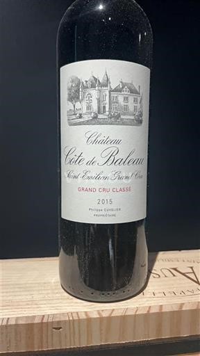 Bordeaux Saint-Émilion Grand Cru Grand Cru Côte de Baleau 2015