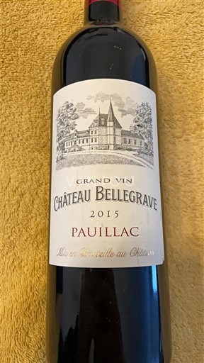 Bordeaux Pauillac Château Bellegrave 2015