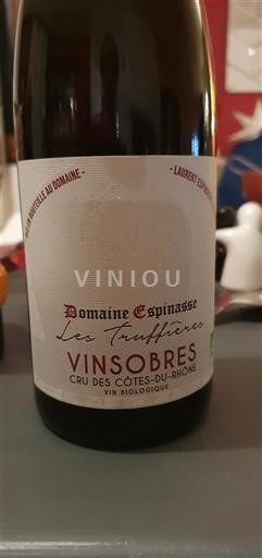 Thung lũng Rhône Vinsobres Domaine Espinasse Les Truffières Không niên vụ