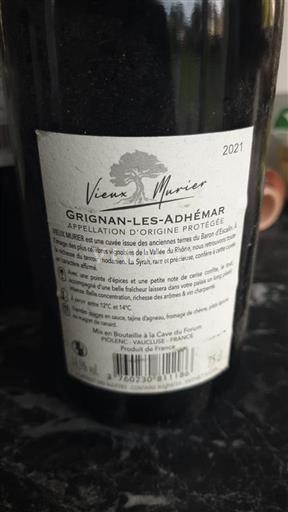 Rhônen laakso Grignan-les-adhémar Vieux Murier 2021
