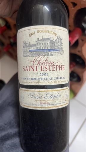 Bordeaux Saint-Estèphe Cru Bourgeois Saint Estèphe 2001