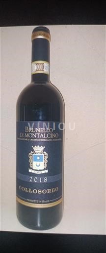 Tuscan Wines Brunello di Montalcino Collosorbo 2018