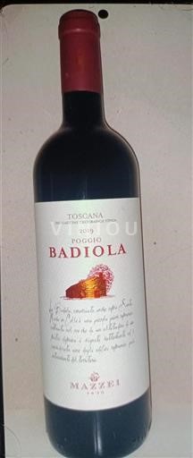 Toscana Non specificato Mazzei Poggio Badiola 2019