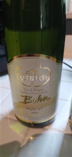 Alsace Bohn Muscat 2015