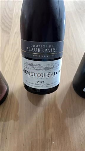Loirevallei Menetou-Salon Domaine Beaurepaire 2022