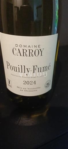 Loire Valley Pouilly-Fumé Domaine Carroy 2024