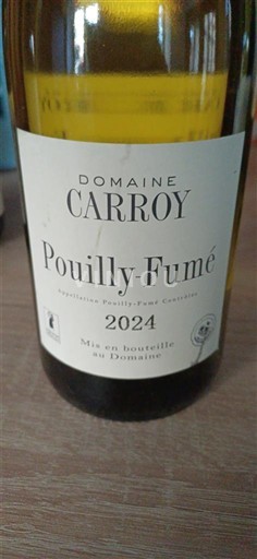 Wijnen Blanc sec Domaine Carroy 2024 Frankrijk Loirevallei Pouilly-fumé AOC