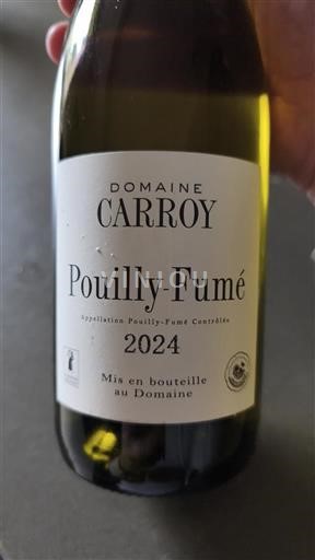 Loire Valley Pouilly-fumé Domaine Carroy 2024