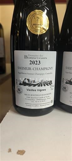 Valle del Loira Saumur-Champigny Domaine Des Bonnevaux Vieilles Vignes 2023
