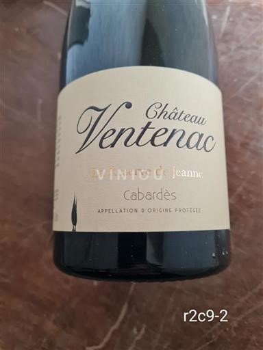 Languedoc Cabardès Château Ventenac La Réserve de Jeanne 2015