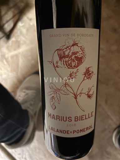 Bordeaux Lalande-de-Pomerol Marius Bielle 2018