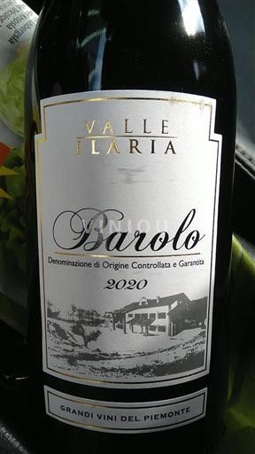 Piémont Barolo Valle Ilaria 2020