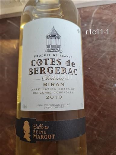 Südwestfrankreich Côtes-de-Bergerac Château Biran 2010