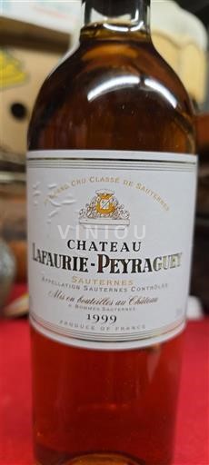 Bordeaux Sauternes Premier Cru Château Lafaurie-Peyraguey 1999