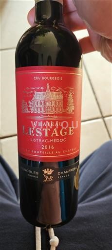 Burdeos Listrac-Médoc Cru Bourgeois Château Lestage 2016