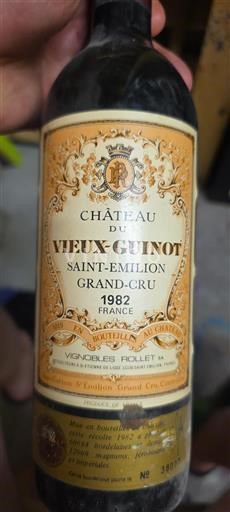 Bordeaux Saint-Émilion Grand Cru Château Vieux Guinot 1982