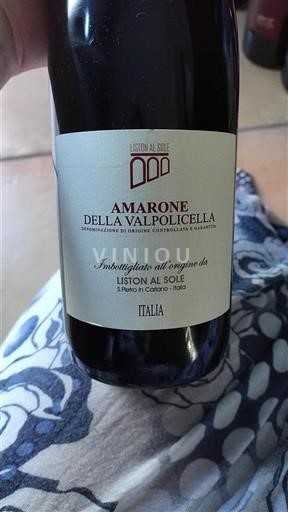 Veneto Amarone della Valpolicella Liston al Sole 2013