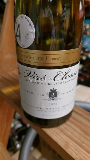 Burgundy Viré-clessé La Cave Augustin Florent 2023