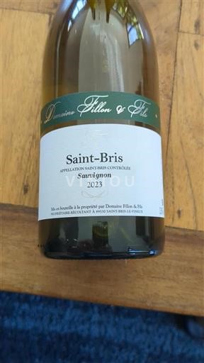 Borgoña Saint-Bris Domaine Fillon & Fils Sauvignon 2023