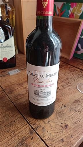 Burdeos Saint-Émilion Gran Cru Grand Cru Château Melin René Sens 2019
