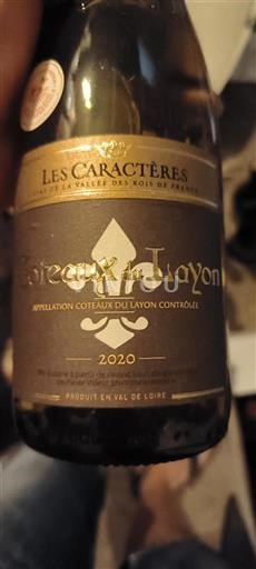 Loire Valley Coteaux-du-Layon Les Caractères 2020