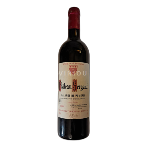 Bordeaux Lalande-de-Pomerol Château Sergant 1999