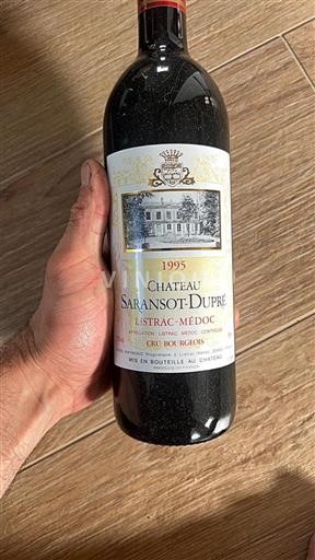 Bordeaux Listrac-Médoc Cru Bourgeois Saransot-Dupré 1995