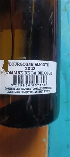 Borgogna Borgogna Aligoté Domaine La Belouse 2023