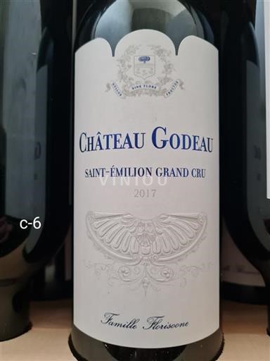 Bordeaux Saint-Émilion Grand Cru Château Godeau 2017