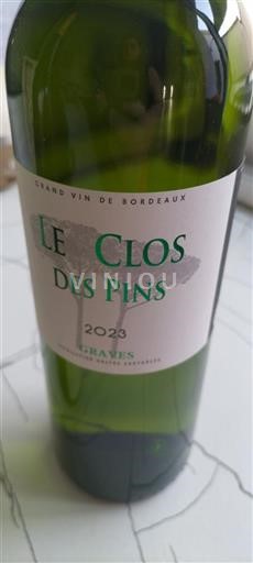 Bordéus Graves Le Clos des Pins 2023