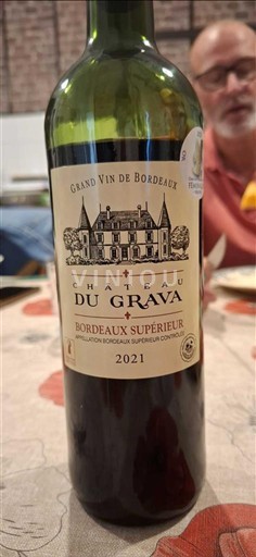 Bordeaux Bordeaux superiore Château Grava 2021