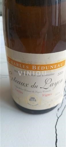 Loire Valley Coteaux-du-Layon Charles Béduneau Vieilles Vignes 2003